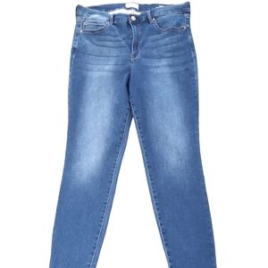 Nicole Miller SoHo High Rise Skinny Stretch Blue Jeans Jeggings - Size 14
